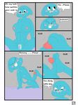  anthro bed breasts cartoon_network cat comic duo english_text feline mammal nicole_watterson nipples nude pussy spread_pussy spreading text the_amazing_world_of_gumball weirdoxs 
