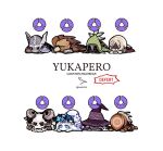  >_< 3boys 5girls :3 arm_shield armor artist_name beak black_cloak black_skin blue_eyes brown_gloves cape chibi chibi_only cloak colored_skin commentary_request curled_horns defeat duchess_(elden_ring) elden_ring elden_ring_nightreign english_text executor_(elden_ring) eye_mask feathered_wings flower_wreath furry furry_male gameplay_mechanics gauntlets gloves greaves green_cape green_hood grey_beard guardian_(elden_ring) hat hat_feather head_wreath helm helmet hiko_(lg612) horns ironeye_(elden_ring) jitome knight long_hair lying mask mouth_mask multiple_boys multiple_girls on_stomach pale_skin ponytail quiver raider_(elden_ring) recluse_(elden_ring) revenant_(elden_ring) simple_background skeleton skull_mask topknot twitter_username veil white_background white_hair white_skin white_veil winged_helmet wings witch witch_hat wylder_(elden_ring) 