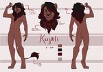  anthro featureless_crotch feline fur hair lion looking_at_viewer male mammal model_sheet nude redpixie smile solo standing 