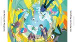  2boys 2girls archen artist_name backpack bag black_hair blue_necktie blue_pants blue_shirt blue_sky brown_hair buttons cellphone charizard closed_mouth cloud collared_shirt commentary_request day dragonite earth_(planet) english_text fisheye flygon flying grey_skirt holding holding_phone jacket long_hair long_sleeves magneton multiple_boys multiple_girls necktie official_art open_mouth pants phone pink_skirt pink_sweater_vest planet pokemon pokemon_(creature) pokemon_go pokemon_gym pokestop porygon purple_jacket purple_necktie purple_pants purple_shirt raikou registeel second-party_source sharp_teeth shirt short_hair skirt sky smartphone smile standing starly sweater_vest tanaka_hirotaka teeth whimsicott white_shirt 