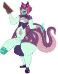 5_fingers absurd_res anthro balls big_balls big_butt big_penis book butt cheek_horn cleavage_cutout clothing cock_warmer cutout desbjust dragon eyewear femboy fingers footwear frilly frilly_clothing genitals glasses green_eyes green_sclera hair hi_res horn huge_balls huge_penis hyper hyper_balls hyper_genitalia hyper_penis legwear lips looking_at_viewer magic_user male minal_(desbjust) multicolored_body mythological_creature mythological_scalie mythology navel navel_cutout penis penis_clothing pink_body pink_hair pointy_ears purple_body scalie sharp_teeth shoes shoulderless_topwear socks solo spellbook tail teeth thick_bottom_lip thick_tail thick_thighs thong two_tone_body underwear wearing_glasses
