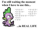  2016 dragon english_text friendship_is_magic kingtoby19_(artist) male math my_little_pony solo spike_(mlp) text 