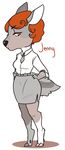  anthro canine chibi clothed clothing female hands_on_hips looking_at_viewer mammal redpixie solo standing wide_hips 