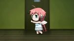  animated chibi ikaros running sora_no_otoshimono tagme 