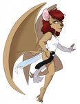  anthro clothed clothing female hair hybrid looking_at_viewer mammal mouse redpixie rodent smile solo wings 