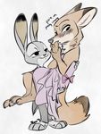  anthro canine disney female fox fur judy_hopps lagomorph male mammal nick_wilde rabbit zootopia 