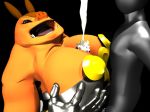  3d_(artwork) big_breasts breasts digital_media_(artwork) duo huge_breasts humanoid nintendo orc pignite pok&eacute;mon pok&eacute;mon_(species) ponnyattu video_games 