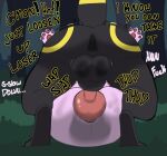 2025 anal anal_penetration animal_genitalia anus asking_to_slow_down balls big_balls big_knot big_sheath black_body black_fur bodily_fluids butt colored dialogue digital_media_(artwork) duo eeveelution english_text espeon feral forest forest_background from_front_position fur generation_2_pokemon genitals hi_res insult insulting_partner knightferret knot lying male male/male male_on_bottom male_on_top male_penetrated male_penetrating male_penetrating_male markings missionary_position nature nature_background nintendo on_back on_bottom on_top pawpads penetration penile penile_penetration penis_in_ass plant pokemon pokemon_(species) purple_body purple_fur raised_tail rear_view sex sheath slap sweat sweaty_butt tail text tree umbreon yellow_markings