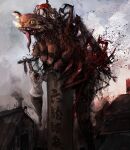  blood commentary_request corpse decapitation guro horror_(theme) industrial monster nekobus okapi slit_pupils tatarigami tonari_no_totoro tongue tongue_out translation_request what 