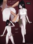  2025 anus balls bdone big_balls big_penis black_hair black_sclera breasts butt cleavage clothed clothing demon demon_humanoid dialogue duo english_text erection feet female female_penetrated foreskin ftm_transformation gender_transformation genitals hair human human_on_humanoid human_penetrating human_penetrating_humanoid humanoid humanoid_penetrated humanoid_pointy_ears interspecies looking_at_viewer male male/female male/male male_penetrating male_penetrating_female mammal navel nipples not_furry nude onomatopoeia open_mouth open_smile penetration penile penile_penetration penis penis_in_vagina pointy_ears ponytail red_eyes sex simple_background smile smiling_at_viewer sound_effects text transformation vaginal vaginal_penetration vulva 