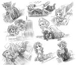  alloyrabbit city clothed clothing destruction earth_pony equestria_girls equine feathered_wings feathers female friendship_is_magic hair hat hi_res horn horse legwear long_hair macro mammal monochrome my_little_pony pegasus pony starlight_glimmer_(mlp) sunset_shimmer_(eg) unicorn winged_unicorn wings 