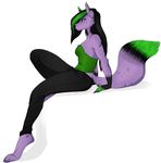  anthro canine clothed clothing ear_piercing female fur hair mammal piercing redpixie simple_background solo white_background 