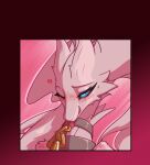 adetuddymax anthro blue_eyes female fur generation_5_pokemon hair heart_symbol hi_res legendary_pokemon nintendo pokemon pokemon_(species) reshiram solo sticker sticker_pack tongue white_body white_fur white_hair