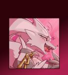adetuddymax anthro bodily_fluids chain eyes_closed female fur generation_5_pokemon hair heart_symbol hi_res legendary_pokemon nintendo pokemon pokemon_(species) reshiram saliva solo sticker sticker_pack teeth tongue white_body white_fur white_hair