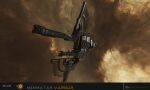  3d absurdres advanced_ship_(eve_online) battleship_(eve_online) boundless_creation_(eve_online) brown_background brown_theme camouflage cloud combat_ship_(eve_online) commentary company_logo company_name copyright_logo copyright_name dated english_commentary eve_online glowing highres logo marauder_(eve_online) maya_(medium) military_vehicle no_humans official_art outdoors pointing_out_the_details radar radio_antenna realistic science_fiction solar_panel space spacecraft star_(sky) starry_sky_background tempest_(eve_online) vargur_(eve_online) vehicle_focus vehicle_name ymir_jonsson 