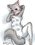  artist_request cat furry multiple_breasts tongue 