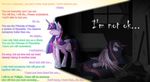  2017 crown dialogue english_text equine friendship_is_magic horn jewelry lonely mammal my_little_pony necklace solo tears text twilight_sparkle_(mlp) upset vavacung winged_unicorn wings 