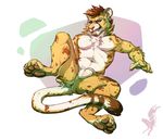  anthro anus balls butt cheetah claws feline hindpaw looking_at_viewer male mammal pawpads paws solo spread_butt spreading toe_claws twistedhound 