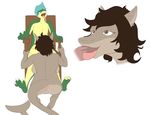  2017 ahegao anthro anus barefoot bedroom_eyes big_breasts big_butt blue_eyes breasts brown_eyes brown_hair brown_skin butt chair cyan_hair drzombie duo ear_piercing feet fellatio female fish green_skin hair half-closed_eyes humanoid_penis interspecies licking long_tongue looking_pleasured male male/female marine melissa_ratchowski nude oral orgasm_face penis penis_lick piercing plump_labia pussy reptile saliva scalie seductive sex shark short_hair simple_background snake spread_butt spreading teeth tongue tongue_out vex_pierce white_background yellow_belly 