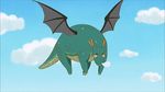  alternate_form animated animated_gif blush_stickers claws cloud day dragon dragon_horns dragon_wings fangs flying horns kobayashi-san_chi_no_maidragon nose_bubble scales sky sleep_flying sleeping tail tooru_(dragon)_(maidragon) tooru_(maidragon) wings 
