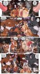 abdominal_bulge absurd_res anal anal_prolapse animal_genitalia animal_penis anthro anus ball_tuft balls big_butt big_dom_small_sub big_penis bodily_fluids body_writing broken_antler brown_body brown_fur bucket butt canid canine canis chase_(bropix) chastity_cage chastity_device comic container cum cum_everywhere cum_in_ass cum_in_bucket cum_in_container cum_in_mouth cum_inflation cum_inside cum_on_face deer dialogue dobermann domestic_dog dominant drinking drinking_cum ejaculation equid equine equine_genitalia equine_penis eyebrow_piercing facial_piercing feral flared_penis footprint foursome fur genital_fluids genitals group group_sex guiche_piercing hair hi_res highlights_(coloring) homophobic_slur horse huge_butt huge_penis inflation kbiscuitcat luke_durr makeup male male/male mammal markings mascara messy multiple_piercings musk musk_cloud musky_anus navel navel_piercing nipple_piercing nipples nose_piercing nub_tail oral pawprint pawprint_(marking) penis piercing pinscher prolapse puffy_anus rimming rough_sex running_makeup running_mascara ryanthehorse_(character) septum_piercing sex size_difference stable sweat tail tears thick_thighs tongue tuft white_hair