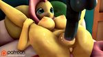  2017 3d_(artwork) animal_genitalia anthro anus areola balls big_breasts blue_eyes blush breasts butt cutie_mark digital_media_(artwork) equine erect_nipples female fluttershy_(mlp) friendship_is_magic godoffury hair hi_res horse long_hair mammal my_little_pony nipples nude penetration penis pink_hair pony pussy sex simple_background smile source_filmmaker vaginal vaginal_penetration 