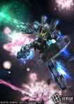  aiming artist_request battle beam_rifle copyright_notice energy energy_beam energy_gun explosion firing glowing gundam gundam_card_game gundam_mk_ii logo machinery mecha mecha_focus mobile_suit muzzle_flash official_art realistic robot science_fiction shield sunrise_(company) thrusters titans_(gundam) title v-fin vernier_thrusters weapon zero_gravity zeta_gundam 