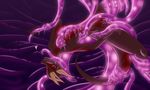  2017 breasts detailed_background dragon female glowing salnith scalie solo tentacles vaginal 