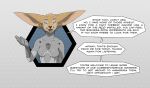  4_fingers anthro big_ears clothing ears_flat eyes_closed facing_forward felid feline female fingers grey_background grey_clothing grey_suit hand_behind_back happy ipoke joyful long_ears mammal neia_(ipoke) open_mouth si'itiae simple_background skinsuit skintight_suit smile solo standing suit tight_clothing tongue 
