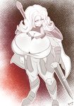  armor breasts claymore huge_breasts muscle sword 