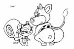 24fps :3 :d animal_crossing animal_print animated anthro anus anus_only anus_peek bedroom_eyes big_butt bottomless bovid bovine butt butt_ripples butt_size_difference butt_slap buttplug buttplug_tail cattle chibi clothed clothing cow_ears cow_print cow_print_bra cowbell cowbell_collar duo facial_piercing fake_ears_hairband fake_horns fake_tail female female/female hooves huge_butt implied_buttplug looking_at_another looking_at_partner looking_pleasured loop mammal monochrome narrowed_eyes nintendo nose_piercing nose_ring pain pain_stars patty_(animal_crossing) pecan_(animal_crossing) piercing plug_(sex_toy) ring_piercing rodent sciurid seductive sex_toy signature simple_background simski size_difference slap slap_mark small_butt smile smug spanking spanking_focus spiral_pattern squirrel_tail surprised tail thick_lines traditional_animation tree_squirrel turning_around white_background