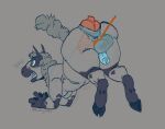 anal anal_penetration anal_ring anthro anus ball_grab ball_rope balls belly_smoosh big_balls big_balls_small_penis big_butt big_knot big_penis bovid breasts butt canid canine caprine disproportionate_genitalia domestic_sheep exposed_breasts fluffy fluffy_tail fur genital_rope genitals gynomorph half-erect intersex kerry_hill_sheep knot knot_fucking knotted_penis lifted male mammal murph_(raunchysurfeit) penetration penis penis_squeeze puffy_anus raunchysurfeit rope rope_around_balls shaven sheep small_penis solo surprise_buttsex surprised swollen_balls tail thick_thighs tied_balls tugging wool_(fur)