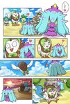  beach brionne comic dartrix fomantis heart mareanie petlili pokemon pokemon_(creature) pokemon_sm sad tagme 