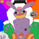 1:1 abdominal_bulge absurd_res anal anal_penetration asriel_dreemurr_(god_form) balls bodily_fluids boss_monster_(undertale) bovid caprine censor_bar chastity_cage chastity_device clothing cowgirl_position cum double_penetration ejaculation english_text from_front_position genital_fluids genitals goat group group_sex hand_holding hands-free hi_res jax_(the_amazing_digital_circus) lagomorph legwear leporid licking male male/male mammal mspaintguy on_bottom on_top penetration profanity prostate_stimulation rabbit saliva sex stockings sweat text the_amazing_digital_circus threesome twitching undertale undertale_(series)