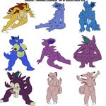  clefable clefairy ignatius_husky nidoking nidoqueen nidoran nidorina nidorino pokemon rule_63 sandslash 