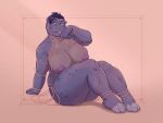 anthro big_breasts breasts clothing common_hippopotamus female gem grey_body grey_skin hair hippopotamid huge_breasts jewelry lingerie mammal nude pearl_(gem) short_hair sitting slightly_chubby smile solo thetiedtigress thick_thighs voluptuous_anthro voluptuous_female