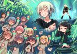  !? 6+girls :d ? ?? ^_^ audience bang_dream! bang_dream!_it's_mygo!!!!! black_hair black_jacket black_shirt blonde_hair blue_dress blue_hair blue_hoodie brown_hair brown_skirt chihaya_anon clenched_hands closed_eyes closed_mouth collared_shirt commentary_request dj dress green_hair green_shirt grey_dress grey_hair grey_shirt grin guitar highres hood hoodie instrument jacket jitome kaname_raana long_hair misumi_uika multiple_girls music nagasaki_soyo o_o open_clothes open_jacket open_mouth parted_bangs people pink_hair playing_guitar playing_instrument purple_hair raised_fist shaded_face shiina_taki shirt short_hair skirt smile spoken_interrobang spoken_question_mark sumita_mana takamatsu_tomori togawa_sakiko turntable wakaba_mutsumi white_hair white_jacket white_shirt yahata_umiri yellow_eyes yukitake_(bullfalk) yuutenji_nyamu 