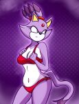 absurd_res animal_humanoid anthro antotheviper blaze_the_cat breasts cat_humanoid clothing curvy_figure felid felid_humanoid feline feline_humanoid female female/female hi_res humanoid mammal mammal_humanoid pinup pose sega solo sonic_the_hedgehog_(series) underwear wide_hips