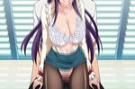  1boy 1girl animated animated_gif bra breasts censored kamiyama_yuuri mesu_kyoushi_4 sex vaginal 