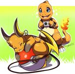  camera char_(character) clothing loincloth nintendo pok&eacute;ball pok&eacute;mon raichu tartii tribal video_games 