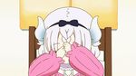  1girl animated braid dragon_girl horns kanna_kamui kobayashi-san_chi_no_maidragon 