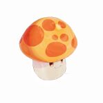  artist_name ben-day_dots closed_mouth commentary full_body highres hightguy mushroom no_humans orange_eyes plants_vs._zombies screentones smile solo sun-shroom_(plants_vs._zombies) white_background 