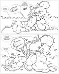 abs anal anal_penetration anthro back_muscles balls beastars biceps big_balls big_muscles big_penis border butt canid canine canis comic crossgender deltoids english_text erection ftm_crossgender genitals glans growth hare haru_(beastars) hi_res huge_balls huge_muscles huge_penis humanoid_genitalia humanoid_penis hyper hyper_balls hyper_genitalia hyper_muscles hyper_penis lagomorph legoshi_(beastars) leporid lying_on_penis male male/male mammal monochrome muscle_growth muscular muscular_male nipples nude pecs penetration penile penile_penetration penis penis_in_ass profanity setrak sex size_difference sketch skinny_male solo tail text tongue trapezius triceps vein veiny_penis white_border wolf