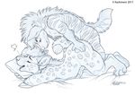  &lt;3 2017 anthro digitigrade duo hyena kashmere male male/male mammal nude penis sex simple_background smile white_background 