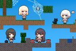  5girls animated animated_gif artist_request bang_dream! bang_dream!_it's_mygo!!!!! black_hair black_pantyhose black_socks blonde_hair blue_eyes brown_dress brown_shirt cat cat_teaser chinese_commentary cocoon commentary_request commission creeper dress explosive grey_skirt gun hanasakigawa_school_uniform heart heterochromia holding holding_cat_teaser holding_gun holding_torch holding_weapon kaname_raana medium_hair minecraft misumi_uika mole mole_under_eye multiple_girls open_mouth pantyhose purple_eyes raana_the_cat sailor_collar sailor_dress school_uniform second-party_source serafuku shiina_taki shirt short_hair silk skirt socks spider_web spoken_heart tnt tnt_block_(minecraft) togawa_sakiko torch weapon white_hair white_sailor_collar yahata_umiri yellow_eyes 