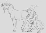  2017 animal_genitalia animal_penis anthro anthro_on_feral anus basilisk bestiality black_and_white celeste_(xinnova2) claws digital_drawing_(artwork) digital_media_(artwork) duo equine erection female feral fisting frill genital_slit hemipenes hi_res hooves horn horse male male/female male_on_feral mammal monochrome multi_penis nude open_mouth penis pussy pussy_juice reptile ridged_penis scalie side_view simple_background sketch slit standing tongue tongue_out unicorn vaginal vaginal_fisting vinnig white_background yaroul 