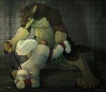 absurd_res andromorph andromorph/male andromorph_penetrated animal_genitalia animal_penis anthro arm_markings arm_tuft bdsm belly big_feet big_hands big_knot blood blood_from_vagina blood_in_pussy bodily_fluids body_hair bondage bound braille_(artist) canid canine canine_genitalia canine_penis chest_markings claws dark_room diamond_(marking) duo ear_markings ears_back eye_markings eyebrows facial_markings feet fingerless_(marking) floor fluffy fluffy_chest fluffy_tail from_behind_position fur genitals gloves_(marking) gradient_fur grey_body grey_fur happy_trail head_markings hi_res hunched_over hybrid inside intersex intersex/male intersex_penetrated knot knotting_problems larger_male leaning_over leash leash_pull leg_markings male mammal mane manhandling markings mastectomy_scar mythological_canine mythological_creature mythology nipple_piercing nipples nonbinary_(lore) overweight painful_penetration painful_vaginal penetration penis piercing pink_nose pivoted_ears questionable_consent restraints rope rope_bondage rottie_(braille) scar sex sheath shoulder_tuft size_difference slightly_chubby smile sneer socks_(marking) standing_doggystyle tail tan_body tan_fur tears teeth teeth_showing thick_eyebrows thigh_markings tile tile_floor tile_wall toeless_(marking) trans_(lore) tuft wall_(structure) werecanid werecanine werecreature werewolf wheelbarrow_position white_belly wide_shoulders wide_stance