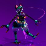 1:1 3d_(artwork) ambiguous_gender amphibian anthro ball_joints blender_(artwork) blender_cycles_(artwork) bloated bodily_fluids bottom_heavy breaking colored_cum cracked_glass cum destruction digital_media_(artwork) error explosion frobbi_(mechadove) frog genital_fluids genitals glitch green_body hi_res humanoid long_tongue machine malfunction masochism mechabare mechadove metal metal_penis metallic metallic_body monoboob open_mouth orgasm pear-shaped_figure penis robophilia robot robot_anthro simple_background smoke solo sparking surprised thick_thighs tongue tongue_out unusual_bodily_fluids unusual_cum unusual_genital_fluids wide_hips