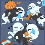 1:1 2024 abdominal_bulge anal anal_penetration balls black_body black_fur black_sclera blue_eyes bodily_fluids butt_slap candy candy_in_mouth cervical_contact cervix cum cum_drip cum_from_vagina cum_in_eye cum_in_mouth cum_in_uterus cum_in_vagina cum_inflation cum_inside dessert digital_drawing_(artwork) digital_media_(artwork) digitigrade domestic_cat double_penetration dripping english_text felid feline felis fellatio female feral food for_a_head fruit fur genital_fluids genitals ghost ghost_sex glowing glowing_belly glowing_cum grey_background group group_sex heart_symbol hearts_around_head hi_res hollow_eyes humanoid_genitalia humanoid_penis hybrid inflation large_tongue looking_at_another male male/female mammal midair motion_lines neck_tuft object_head onomatopoeia oral orange_pawpads orange_vulva pawpads penetration penile penile_penetration penis pinned pinned_to_ground plant precum precum_drip pumpkin pumpkin_head raised_leg sex simple_background slap snazzle_snapp sound_effects spirit spitroast tail tail_grab text threesome tuft unusual_bodily_fluids unusual_cum unusual_genital_fluids uterus vaginal vaginal_penetration vulva white_balls white_penis x-ray_view yellow_eyes