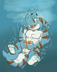  air_bubble anthro balls cum cumshot ejaculation fish humanoid_penis krunchycroc male marine masturbation multi_penis muscular muscular_male nipples nude open_mouth orgasm pecs penile_masturbation penis reclining shark sharp_teeth signature solo spread_legs spreading teeth underwater water 